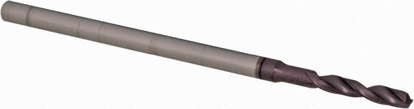 Iscar 5531089 Jobber Length Drill Bit: 0.0945" Dia, 140 &deg;, Solid Carbide Image