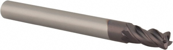 M.A. Ford. 17721804A Corner Radius End Mill: 0.2187" Dia, 1/4" LOC, 0.03" Radius, 4 Flutes, Solid Carbide Image