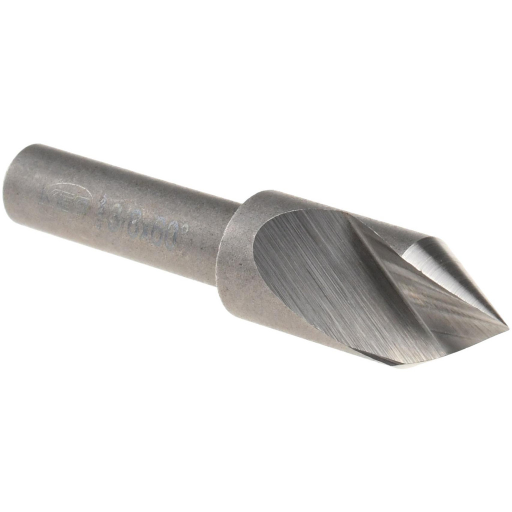 MONSTER TOOL 3/4" 90° 6 Flute Carbide Countersink, 3/8" Shank, 2-3/4" OAL, Made In USA