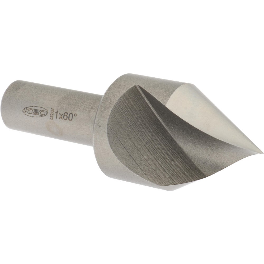 Keo 53106 1" Head Diam, 1/2" Shank Diam, 1 Flute 60° High Speed Steel Countersink Image