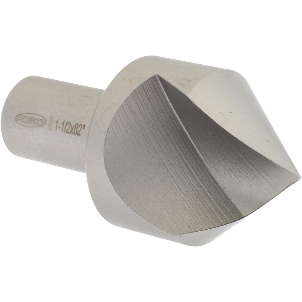 Keo 53228 1-1/2" Head Diam, 3/4" Shank Diam, 1 Flute 82° High Speed Steel Countersink Image