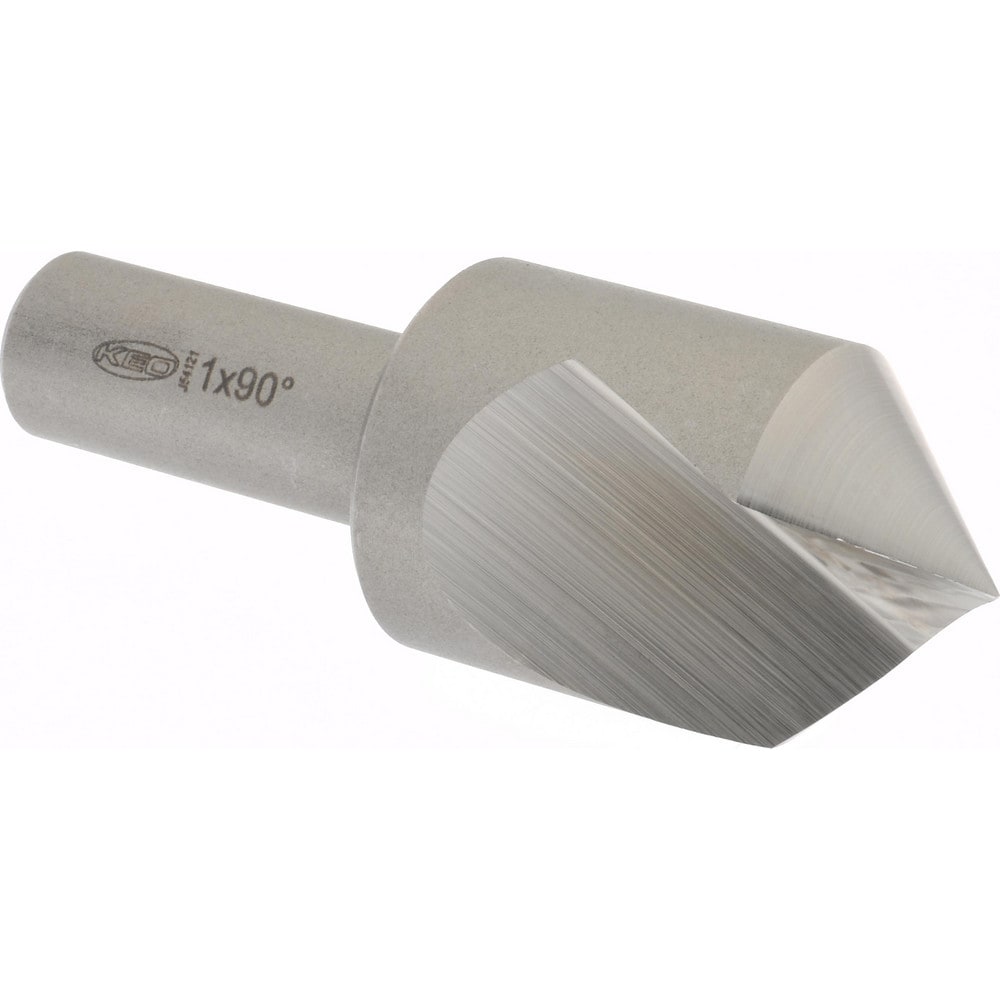 Keo 53109 1" Head Diam, 1/2" Shank Diam, 1 Flute 90° High Speed Steel Countersink Image