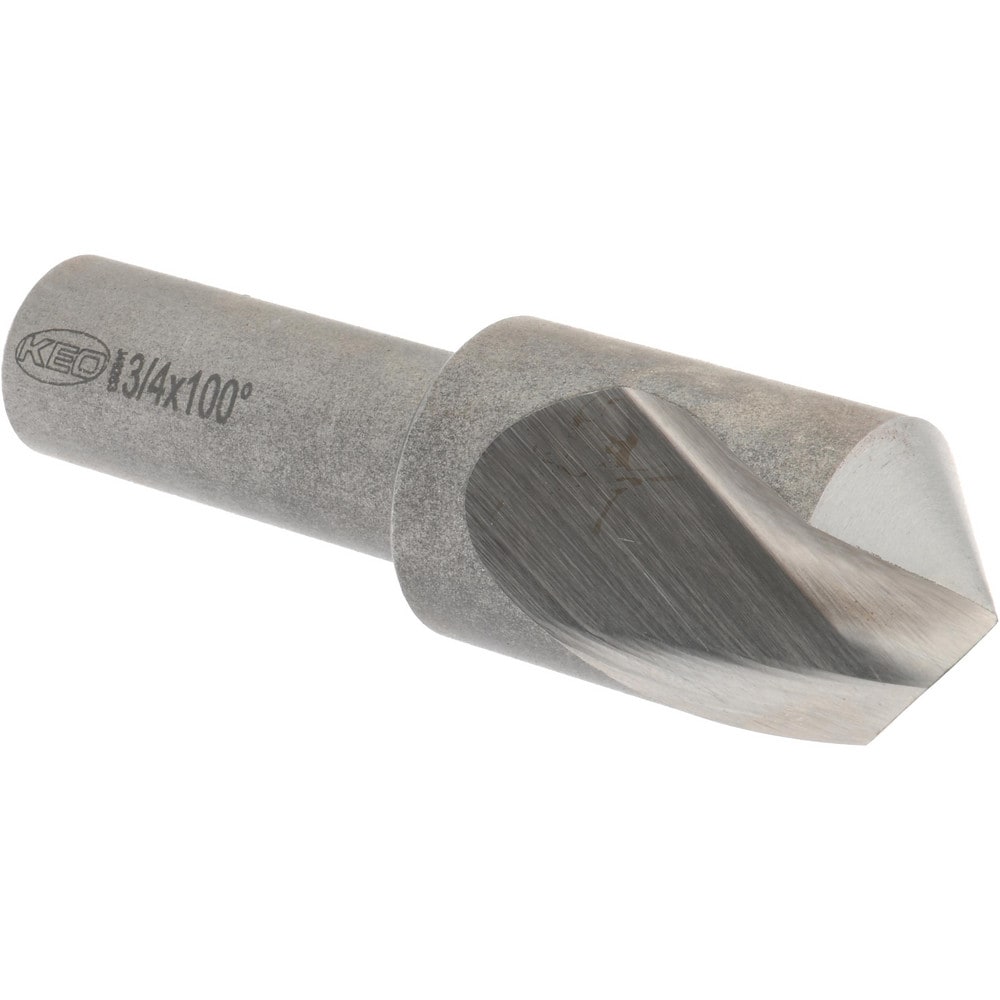 Keo 53340 3/4" Head Diam, 1/2" Shank Diam, 1 Flute 100° High Speed Steel Countersink Image