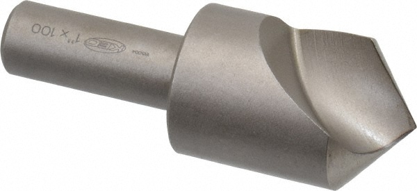 Keo 53100 1" Head Diam, 1/2" Shank Diam, 1 Flute 100° High Speed Steel Countersink Image