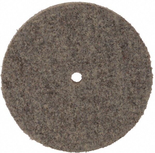 Deburring Wheel: 1-1/2" Dia, 1/8" Hole, N/A Aluminum Oxide
