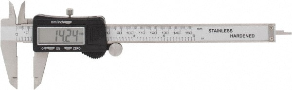 Electronic Caliper: 0 to 6", 0.0005" Resolution