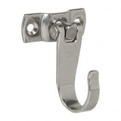 Storage Hook: 1-3/8" Projection, Stainless Steel