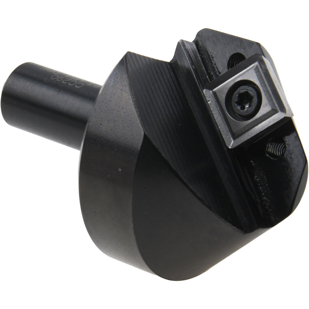 1-3/4" Max Dia, 1/2" Shank Dia, 90&deg; Included Angle, Indexable Countersink - Uses 1 Square SPGH 433 Insert