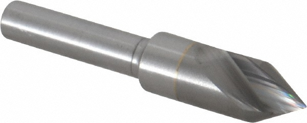 M.A. Ford. 60037501 3/8" Head Diam, 1/4" Shank Diam, 1 Flute 60&deg; Solid Carbide Countersink Image
