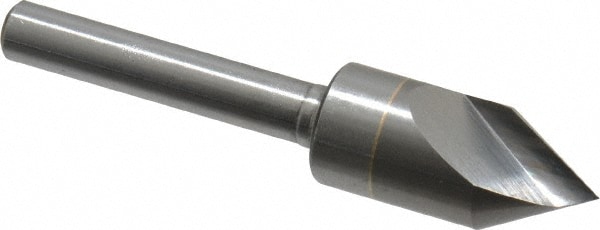 M.A. Ford. 60050001 1/2" Head Diam, 1/4" Shank Diam, 1 Flute 60° Solid Carbide Countersink Image