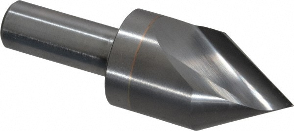 M.A. Ford. 60100001 1" Head Diam, 1/2" Shank Diam, 1 Flute 60° Solid Carbide Countersink Image