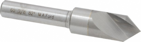M.A. Ford. 60037502 3/8" Head Diam, 1/4" Shank Diam, 1 Flute 82&deg; Solid Carbide Countersink Image
