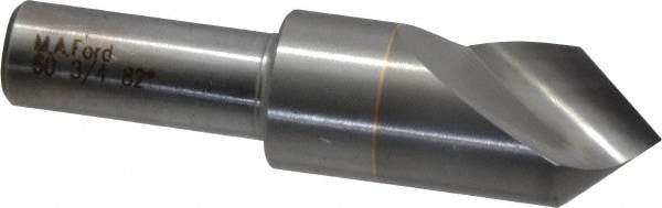 M.A. Ford. 60075002 3/4" Head Diam, 1/2" Shank Diam, 1 Flute 82° Solid Carbide Countersink Image