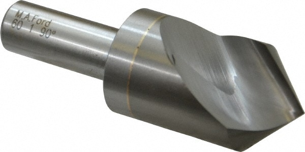 M.A. Ford. 60100003 1" Head Diam, 1/2" Shank Diam, 1 Flute 90° Solid Carbide Countersink Image