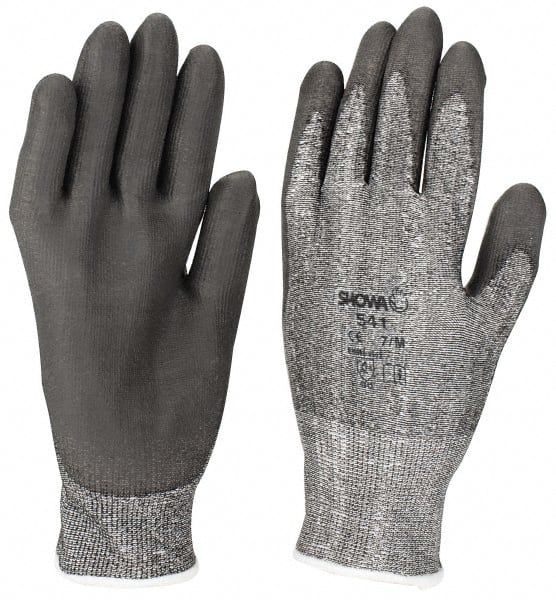 Cut & Abrasion-Resistant Gloves: Size XL, ANSI Cut 3, Polyurethane, Dyneema