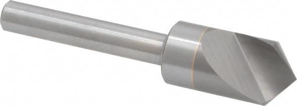 M.A. Ford. 60050004 1/2" Head Diam, 1/4" Shank Diam, 1 Flute 100° Solid Carbide Countersink Image