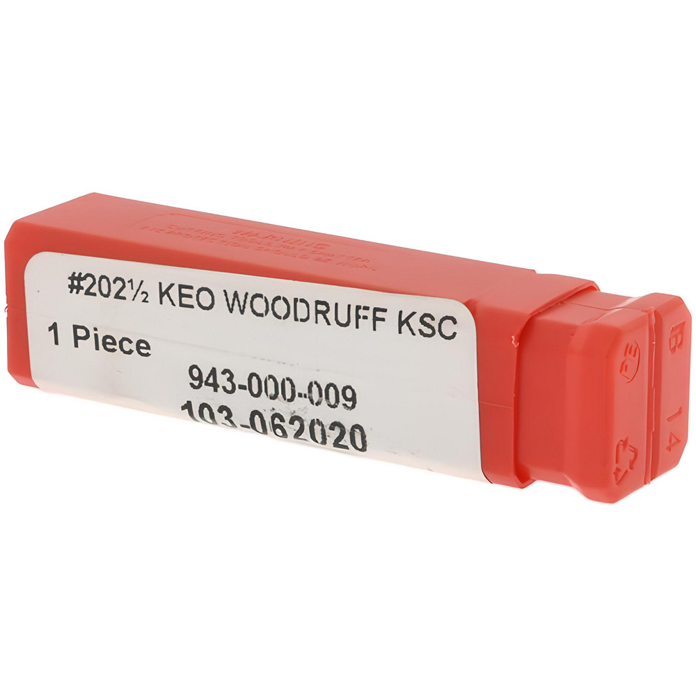 Keo Woodruff Keyseat Cutter 5/16" Cut Dia, 1/16" Cut Width, 1/2