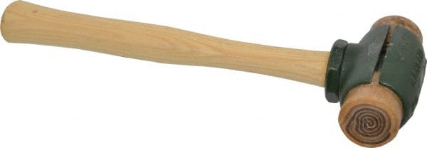 Garland 31002 Non-Marring Hammer: 2 lb, 1-1/2" Face Dia, Rawhide Head 