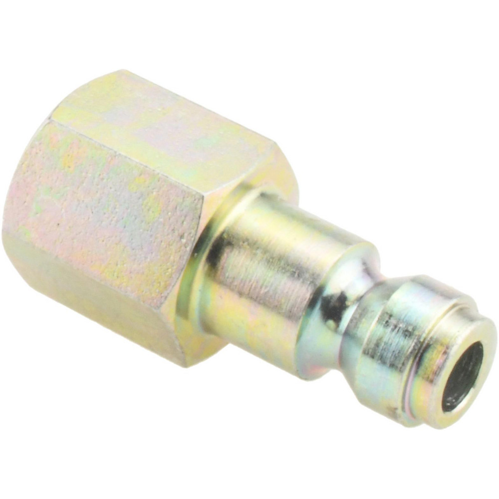 Pneumatic Hose Coupling: 1/4" Thread, 1/4" Body Dia, Tru-Flate Automotive Interchange