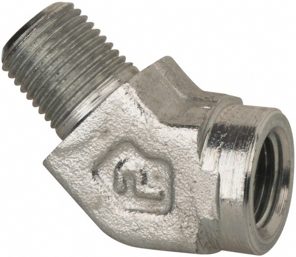 Parker 7/1620 Male Thread x 1/4 Female Thread, Zinc Plated Steel