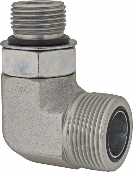 Parker 16-12 C5OLO-S Compression Tube Male Elbow: 1-1/16-12" Thread, 1" Tube OD, O-Ring Face Seal/SAE-ORB Image