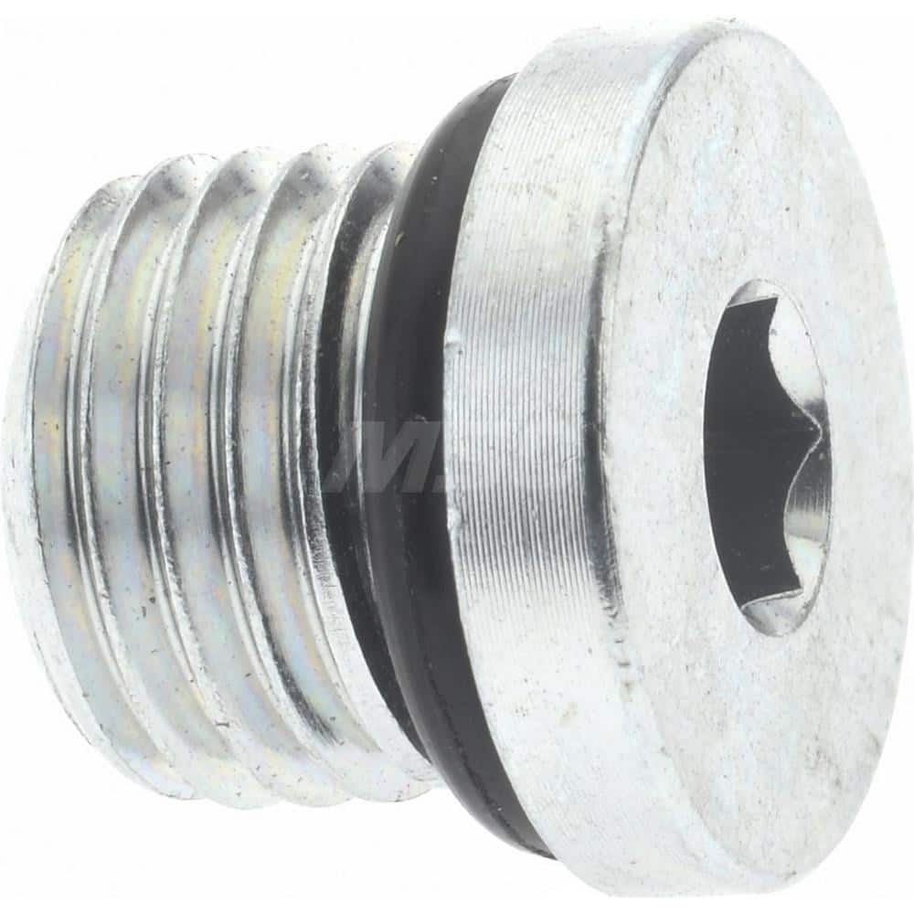 Parker 3 HP5ON-S SAE Hollow Hex Head Pipe Plug 3/8-24 ORB Male Steel 