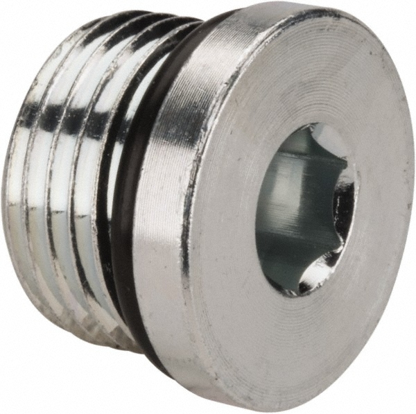 Pair Of Black Steel UNF 7/16-20 Male Allen Socket Plug Fittings With Cup Point 5 thumbnail image