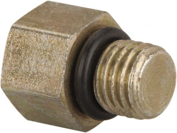 1/4 male thread Solid Brass Plug with Hex head pack of 2 