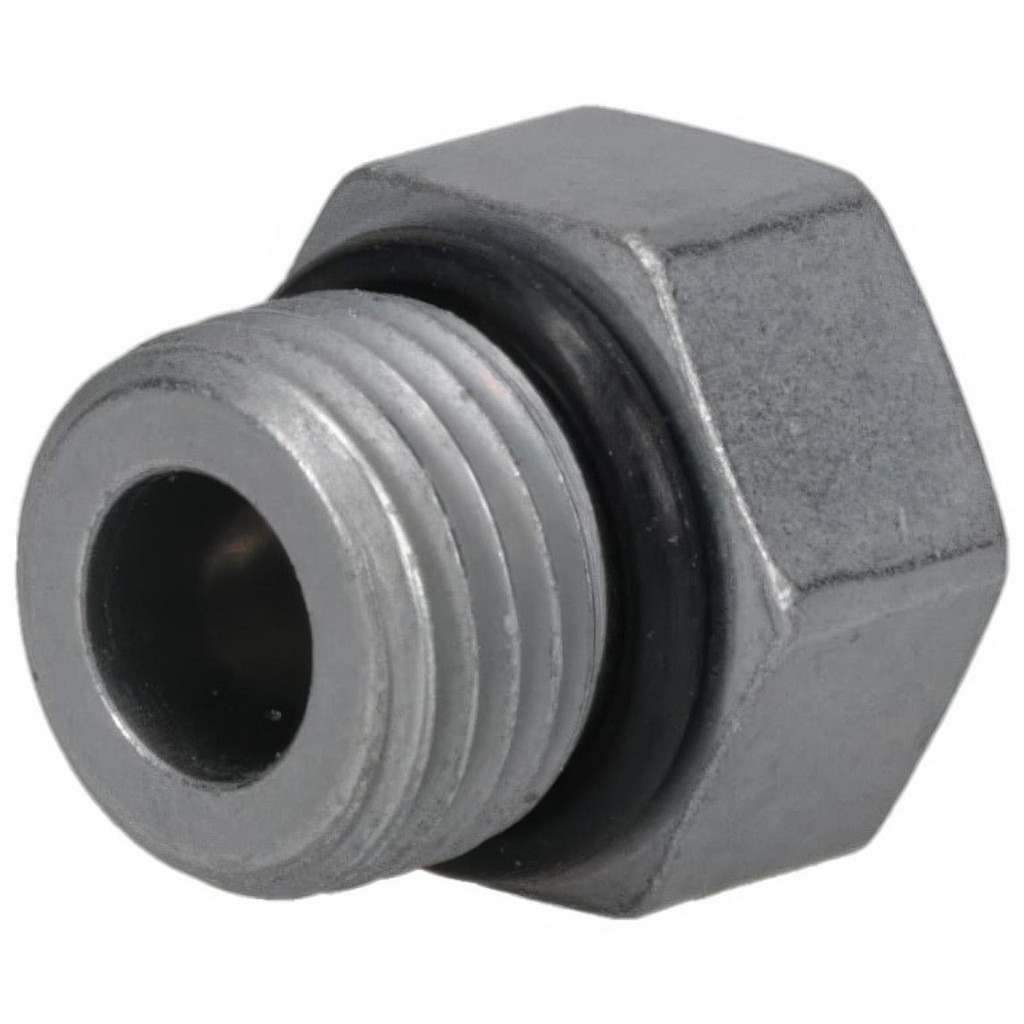 Parker - Industrial Pipe Hex Plug: 9/16-18 Male Thread, Male