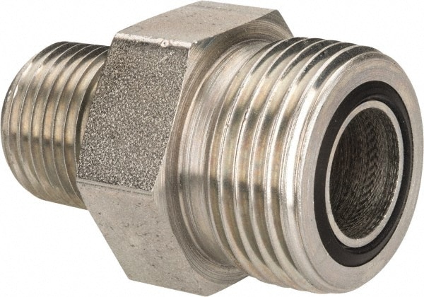 Parker 12-8 FLO-S Compression Tube Connector: 1/2-14" Thread, O-Ring Face Seal/NPTF Image