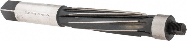 15/16" Reamer Diam, Straight Shank, 3-9/16" Flute Length, Hand Expansion Reamer