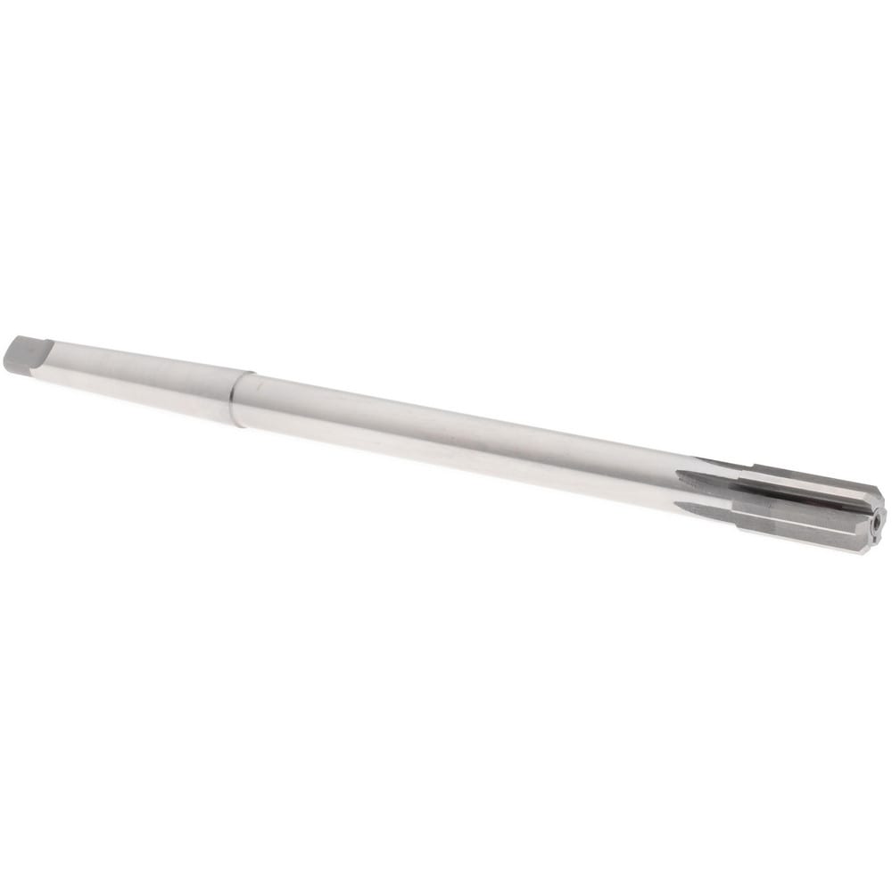 Machine Expansion Reamer: 1/2" Dia, Morse Taper Shank, 8" OAL