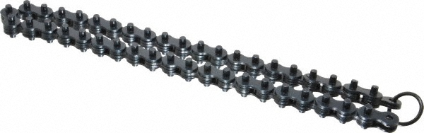6 Inch Max Pipe Capacity, 20-1/4 Inch Long, Chain Wrench Replacement Chain - 5-1/2" Actual Outside Dia, 24" Handle Length