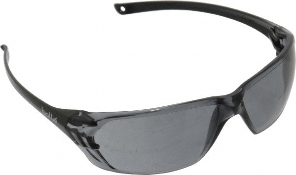 Safety Glass: Anti-Fog & Scratch-Resistant, Polycarbonate, Smoke Lenses, Full-Framed