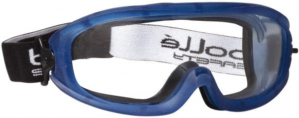 bolle SAFETY 40092 Safety Goggles: Anti-Fog & Scratch-Resistant, Clear Polycarbonate Lenses 
