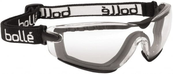bolle SAFETY 40091 Safety Goggles: Anti-Fog & Scratch-Resistant, Clear Polycarbonate Lenses 