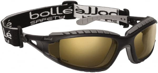 bolle SAFETY 40088 Safety Glass: Anti-Fog & Scratch-Resistant, Polycarbonate, Twilight Lenses, Full-Framed 