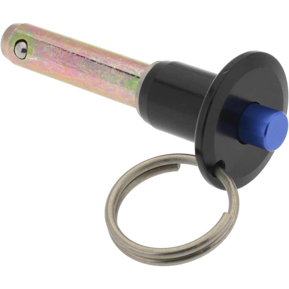 Gibraltar LBR-133 Quick-Release Pin: Button Handle, 3/8" Pin Dia, 1-1/4" Usable Length Image