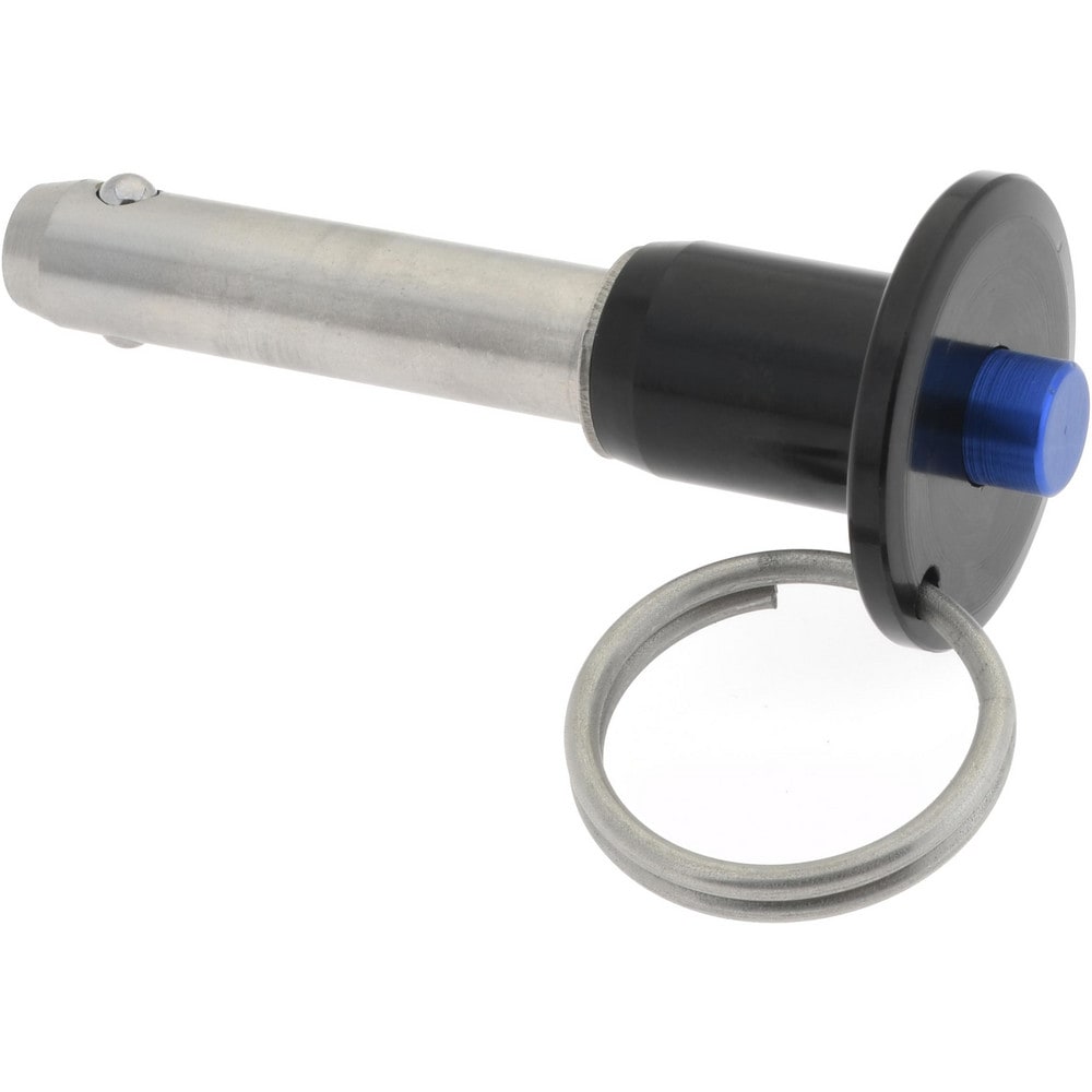 Gibraltar LBR-SS7128 Quick-Release Pin: Button Handle, 3/8" Pin Dia, 1-1/4" Usable Length Image