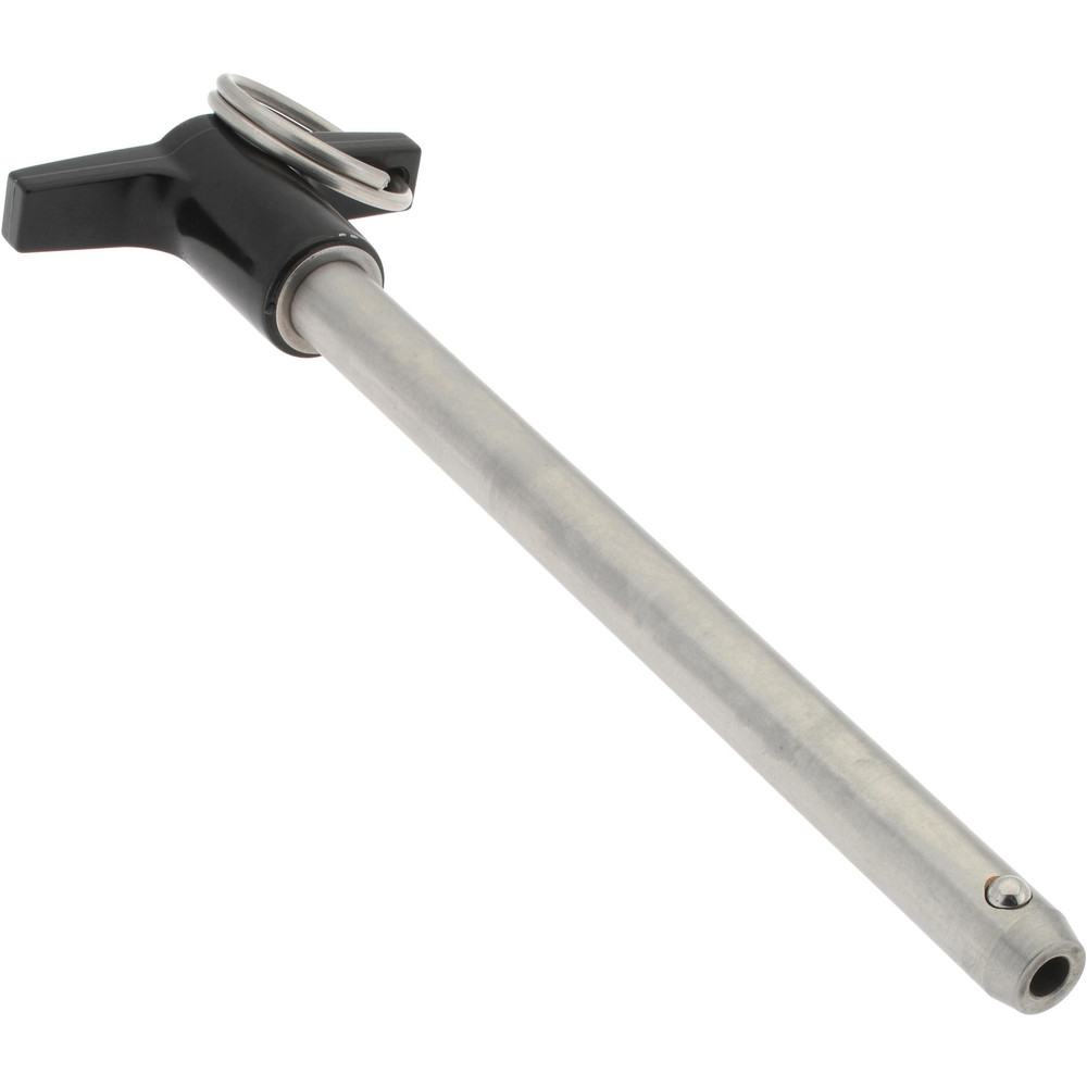 thumbnail image 2 of Gibraltar T-Handle Quick Release Pin – 304 Stainless Steel, 3" Long X 5/16" Diameter, LBT-SS3117 2 of 6