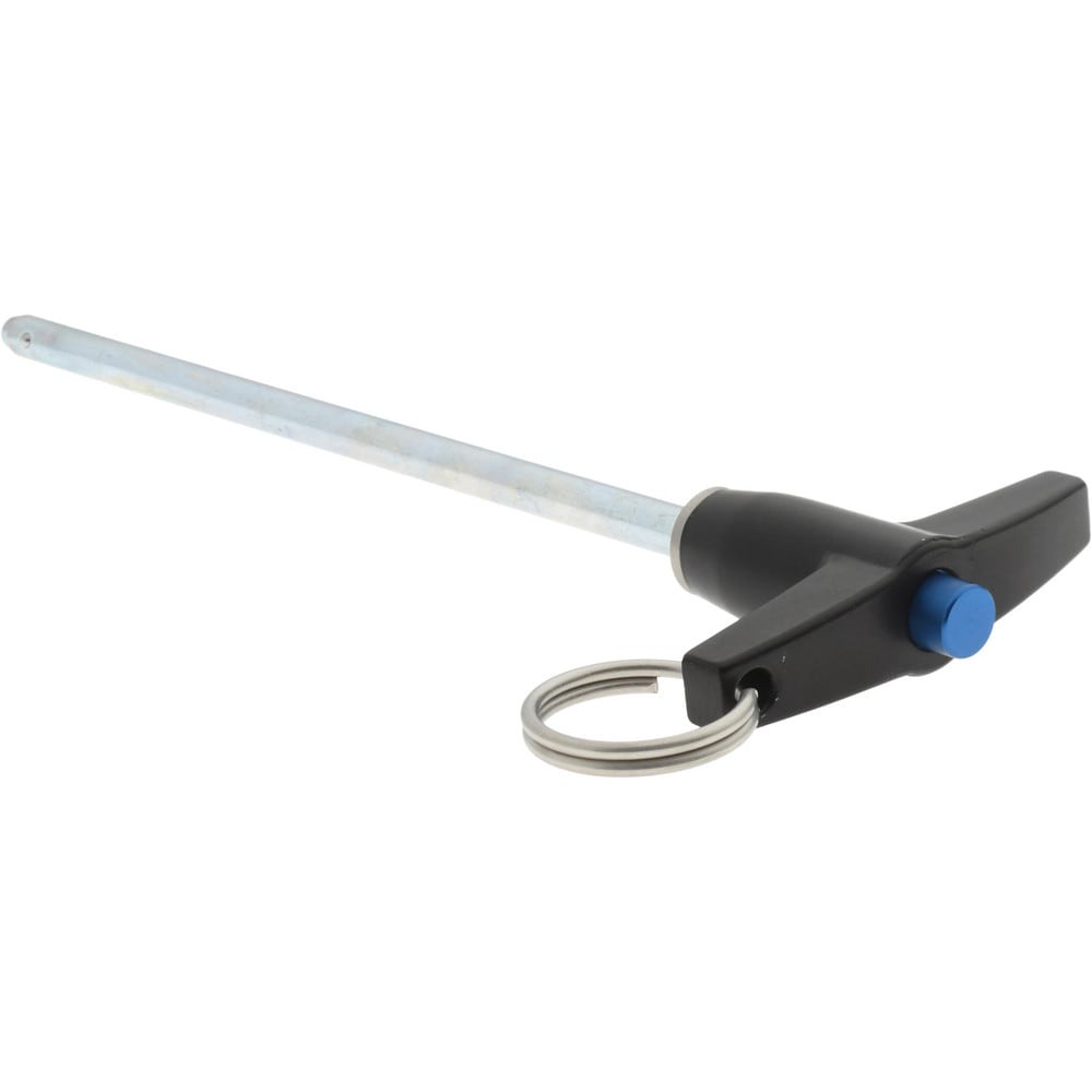 Quick-Release Pin: T-Handle, 3/16" Pin Dia, 4" Usable Length