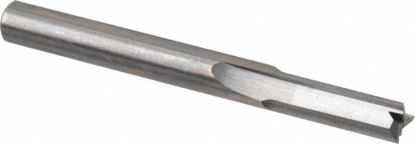 1/4" Diam, 3/4" LOC, 3 Flute Square End Straight Router Bit