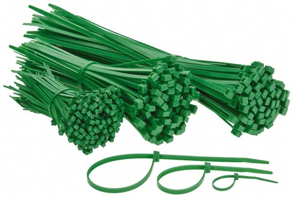 green cable ties