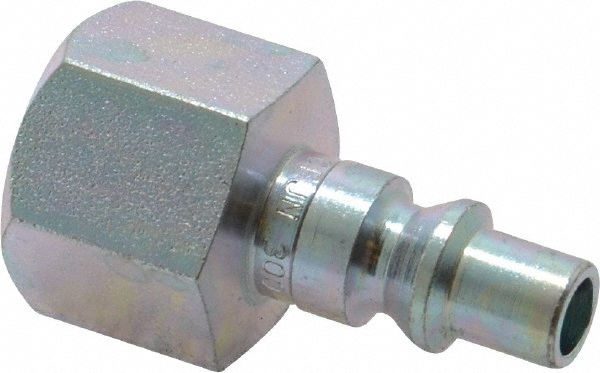 Pneumatic Hose Coupling: 3/8" Thread, 1/4" Body Dia, ARO Interchange