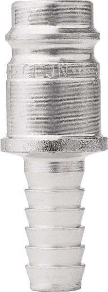Pneumatic Hose Coupling: 3/8" Body Dia, High Flow Interchange