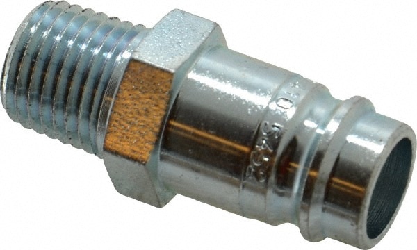 CEJN 10 410 5452 Pneumatic Hose Coupling: 1/4" Thread, 3/8" Body Dia, High Flow Interchange 