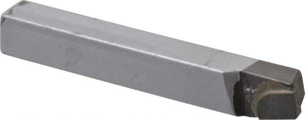 Single Point Tool Bit: 5/16'' Shank Width, 5/16'' Shank Height, C2 Solid Carbide Tipped, LH, BL, Lead Angle Turning