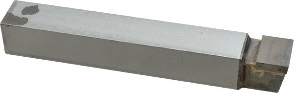 Made in USA 435-7 Single Point Tool Bit: 1 Shank Width, 1 Shank Height, C2 Solid Carbide Tipped, Neutral, C, Square Nose Image