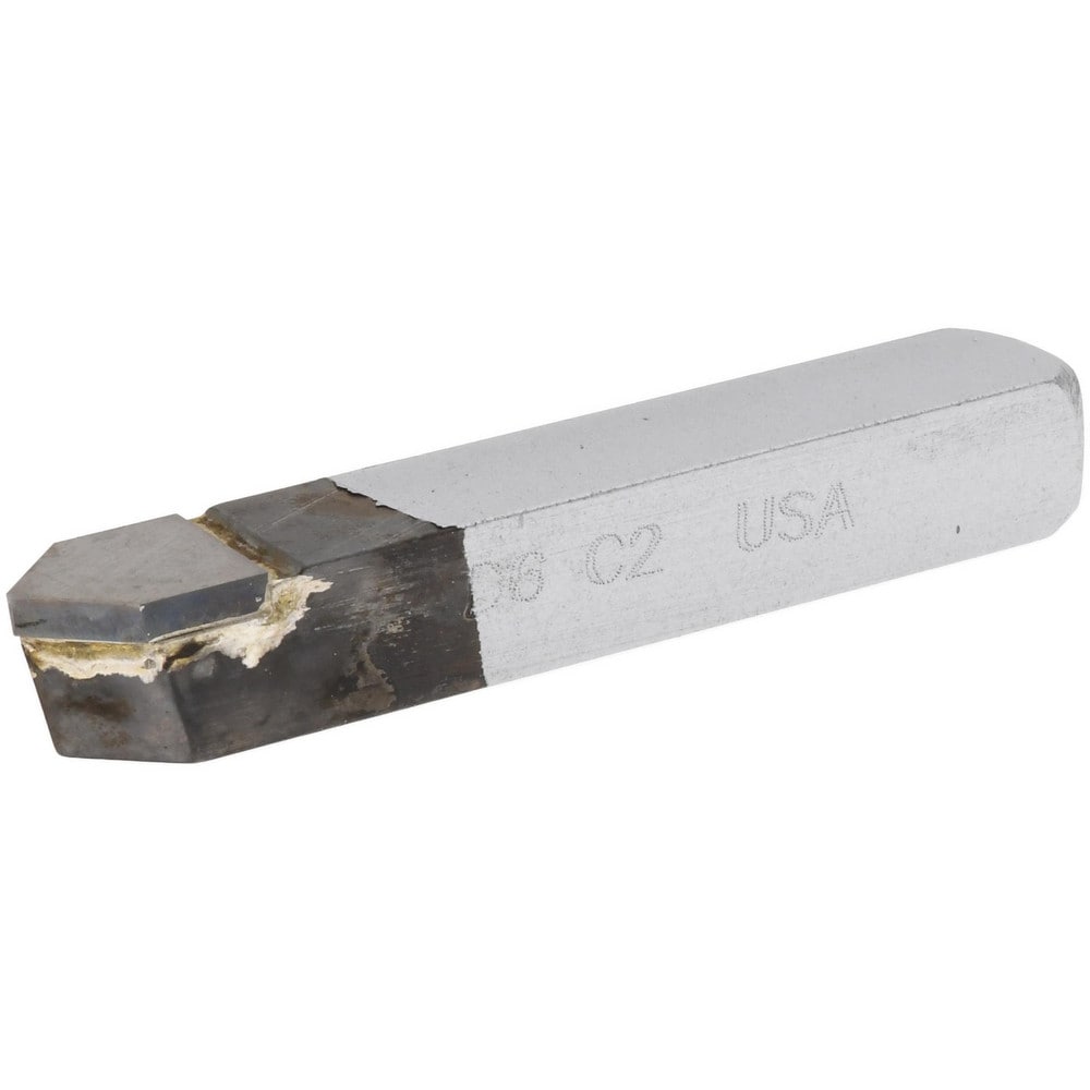 Single-Point Tool Bit: D, Pointed Nose, 3/8 x 3/8