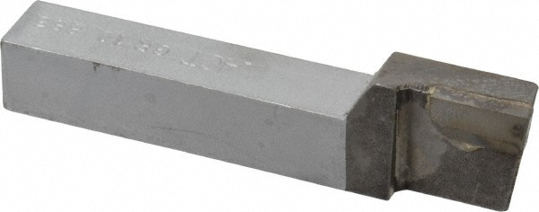 Made in USA 11105 Single Point Tool Bit: 5/8 Shank Width, 5/8 Shank Height, C2 Solid Carbide Tipped, RH, GR, Offset End Cutting Image